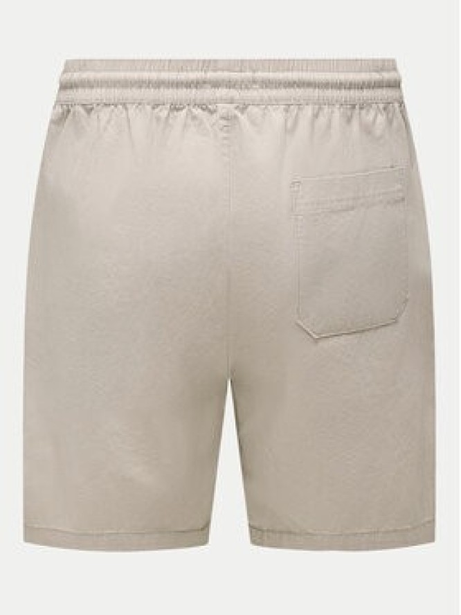 Only & Sons Szorty materiałowe Tel 22027949 Beżowy Regular Fit
