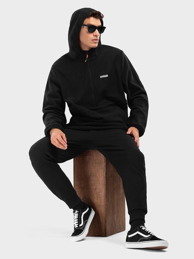 Siroko Bluza polarowa "Avoriaz" w kolorze czarnym rozmiar: XS