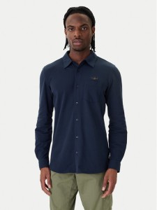 Aeronautica Militare Koszula 261CA1313UP00408 Granatowy Regular Fit