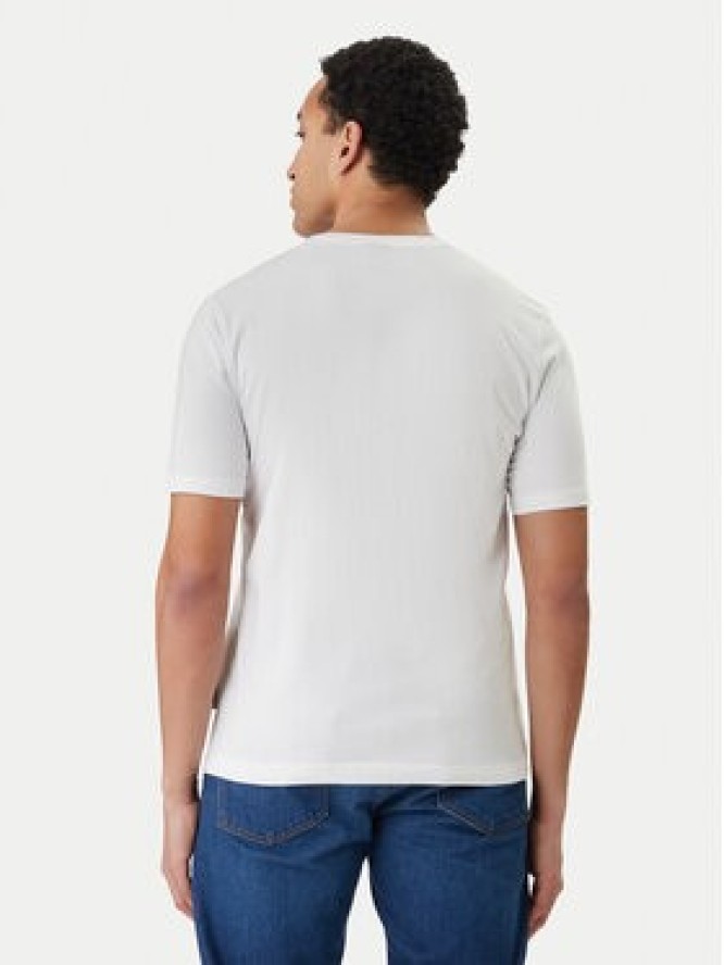 Bugatti T-Shirt 8350-95040 Biały Slim Fit