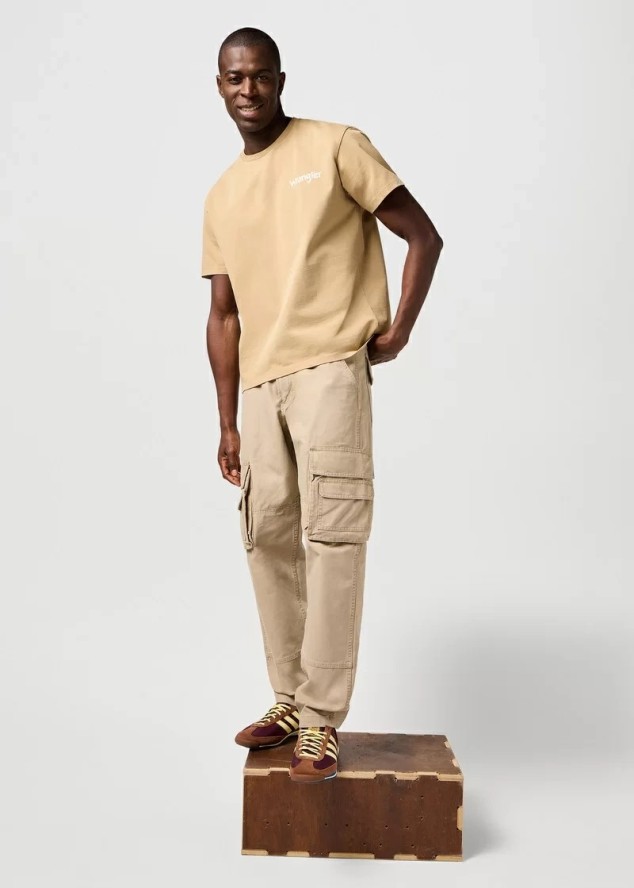 WRANGLER MĘSKIE SPODNIE BOJÓWKI WRANGLER CJ REL CARGO PANT KELP 112362823