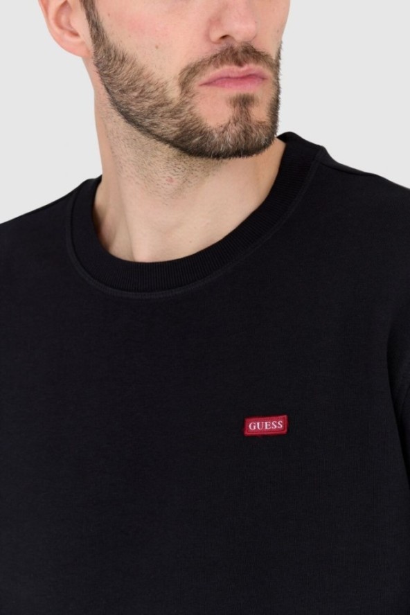 GUESS Czarna męska bluza regular fit, Rozmiar S