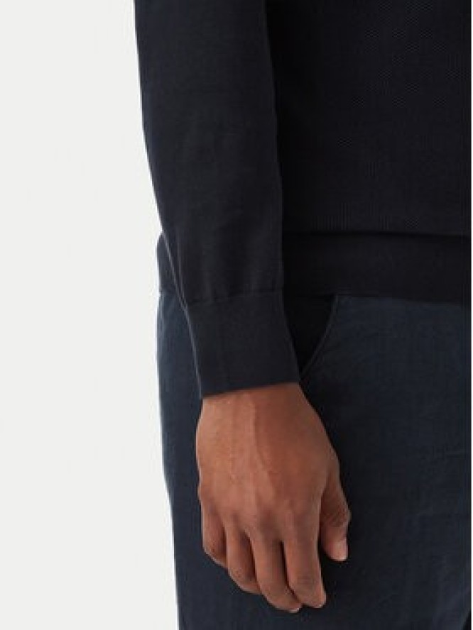KARL LAGERFELD Sweter 655008 561398 Granatowy Regular Fit