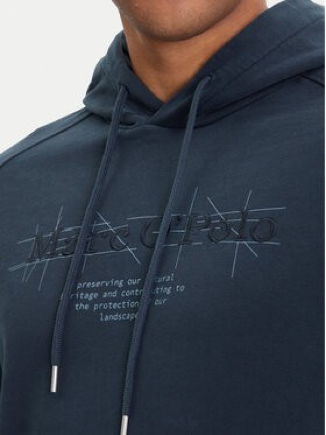 Marc O'Polo Bluza 528 4010 54078 Granatowy Regular Fit