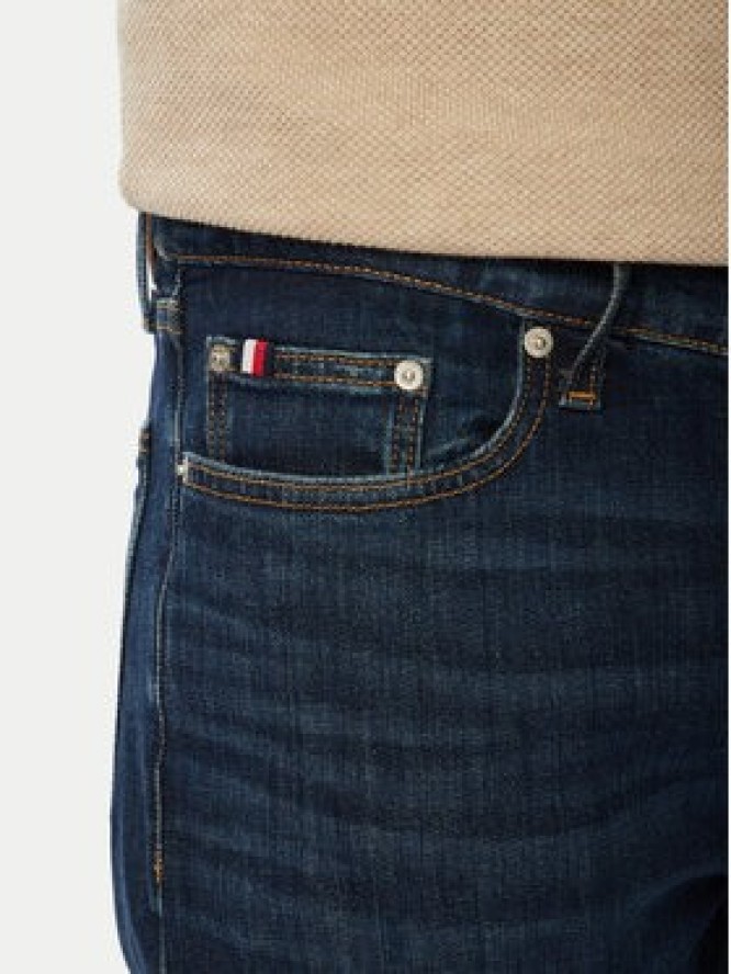 Tommy Hilfiger Jeansy Denton MW0MW43162 Granatowy Slim Fit