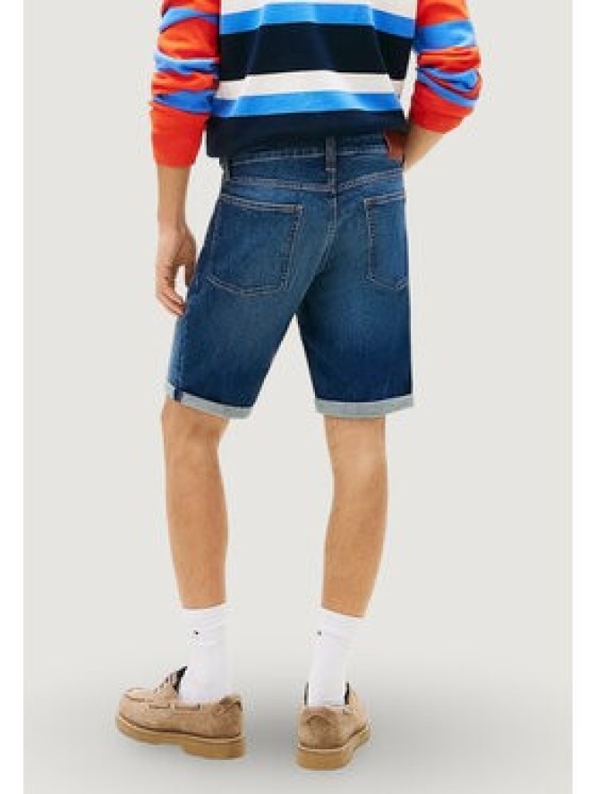 Tommy Jeans Szorty jeansowe Ronnie DM0DM22980 Granatowy Slim Fit