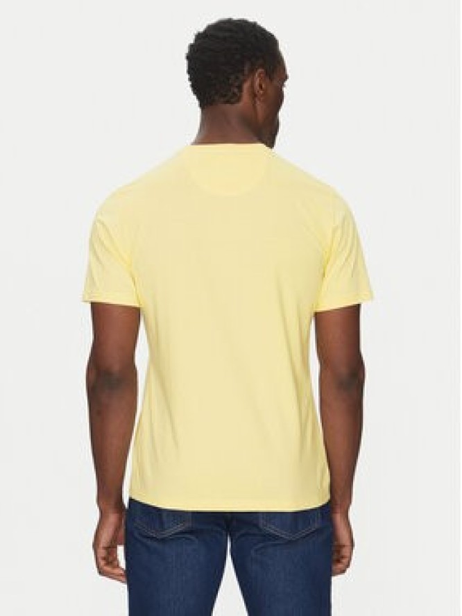 Barbour T-Shirt Essential Sports MTS0331YE36 Żółty Tailored Fit