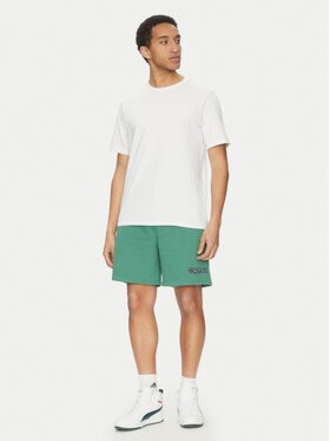 Fila Szorty sportowe Lamswaarde FAM0909 Zielony Regular Fit