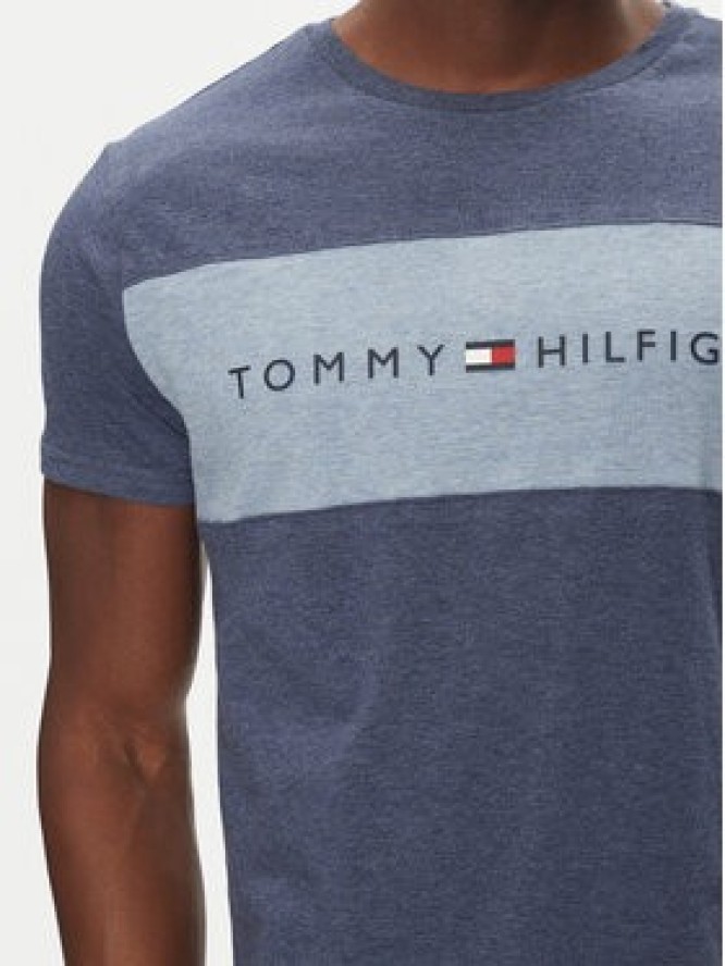 Tommy Hilfiger T-Shirt UM0UM03418 Niebieski Regular Fit