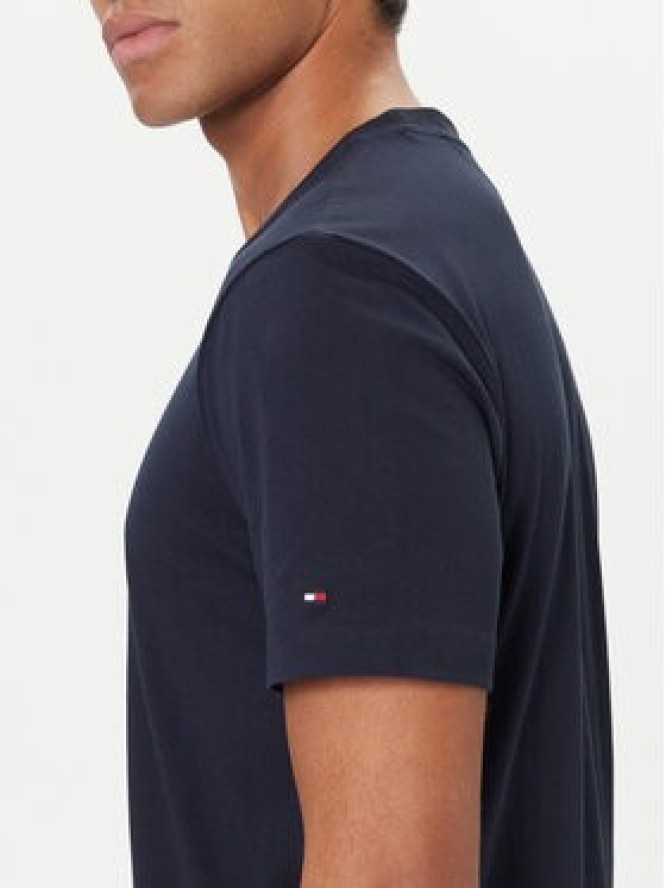 Tommy Hilfiger T-Shirt Stack Graphic MW0MW40002 Granatowy Regular Fit