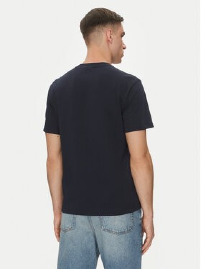 AMI Paris T-Shirt BFUTS035.724 Granatowy Regular Fit