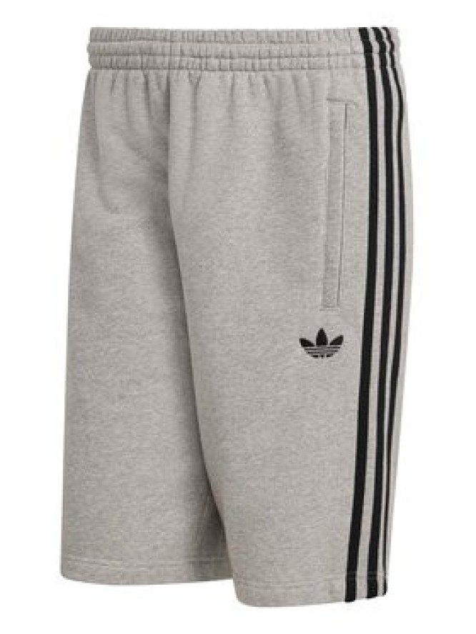 adidas Szorty sportowe 3-Stripes KE2433 Szary Regular Fit