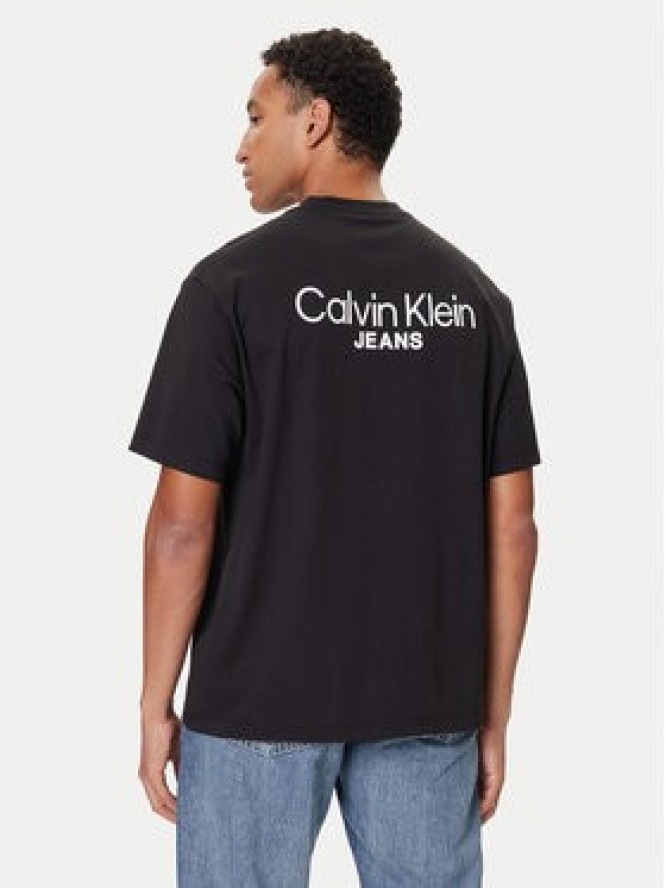 Calvin Klein Jeans T-Shirt LV04RD825G Czarny Regular Fit