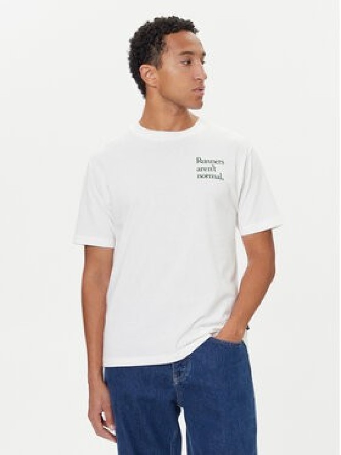 New Balance T-Shirt MT53921 Biały Regular Fit