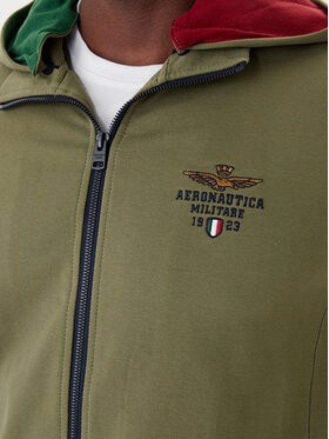 Aeronautica Militare Bluza 261FE2097UF00674 Zielony Regular Fit