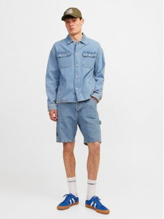 Jack & Jones Szorty jeansowe Jjitony 12252719 Niebieski Loose Fit