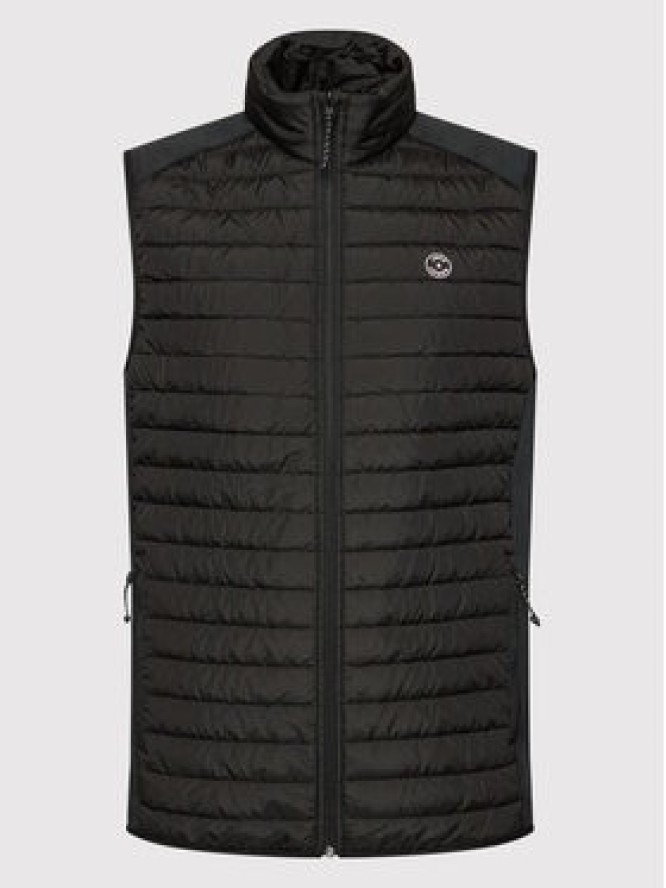 Jack & Jones Kamizelka Multi 12200684 Czarny Slim Fit