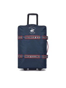 Beverly Hills Polo Club Walizka średnia BHPC-WAL-001-M Granatowy