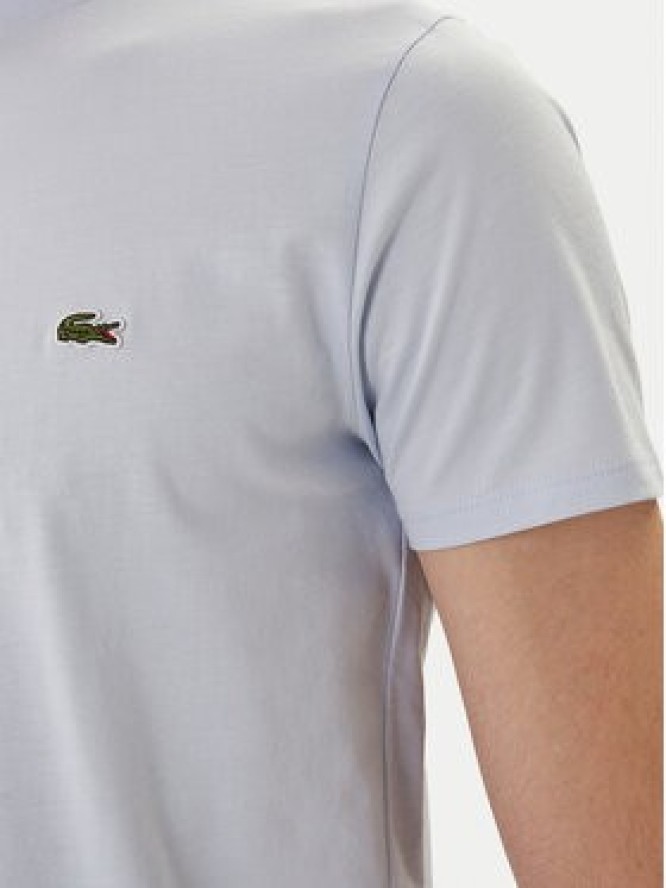 Lacoste T-Shirt TH6709 Błękitny Regular Fit