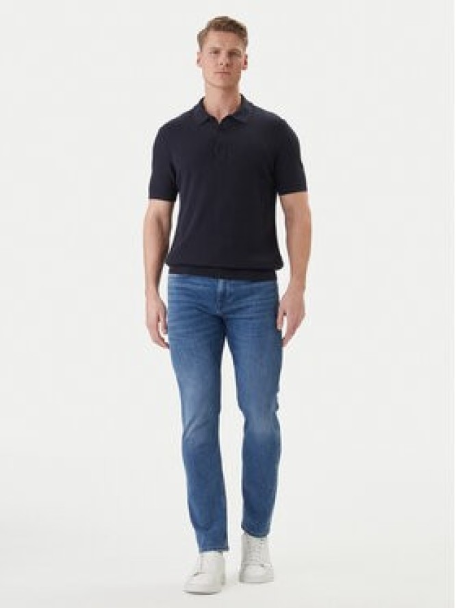 BOSS Jeansy P-Delaware 50555220 Granatowy Slim Fit