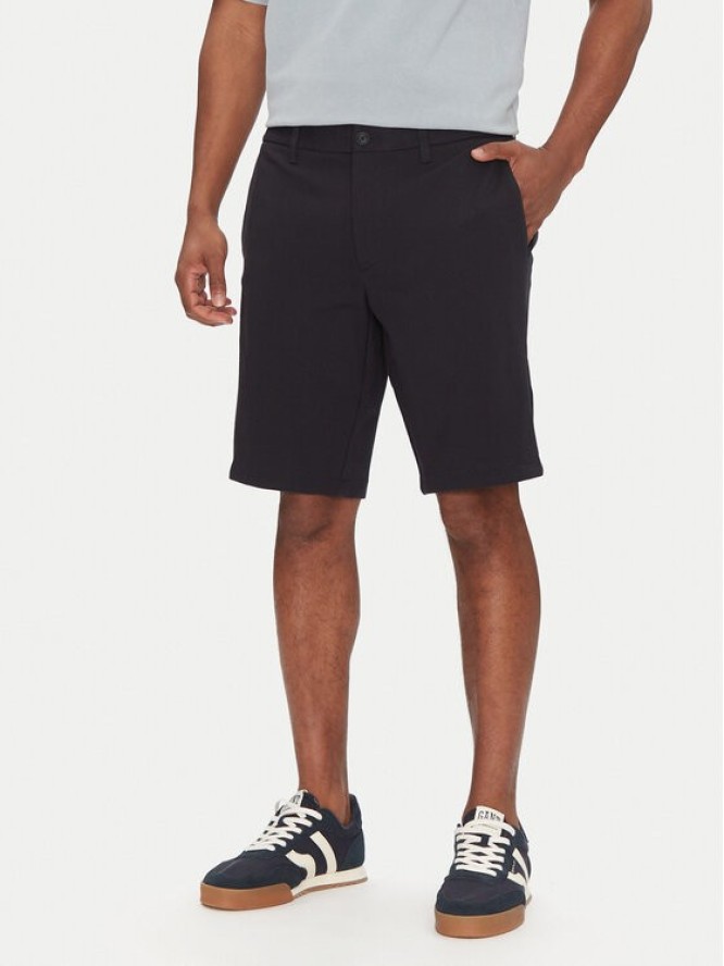 BOSS Szorty materiałowe S_Commuter-J 50511436 Granatowy Slim Fit