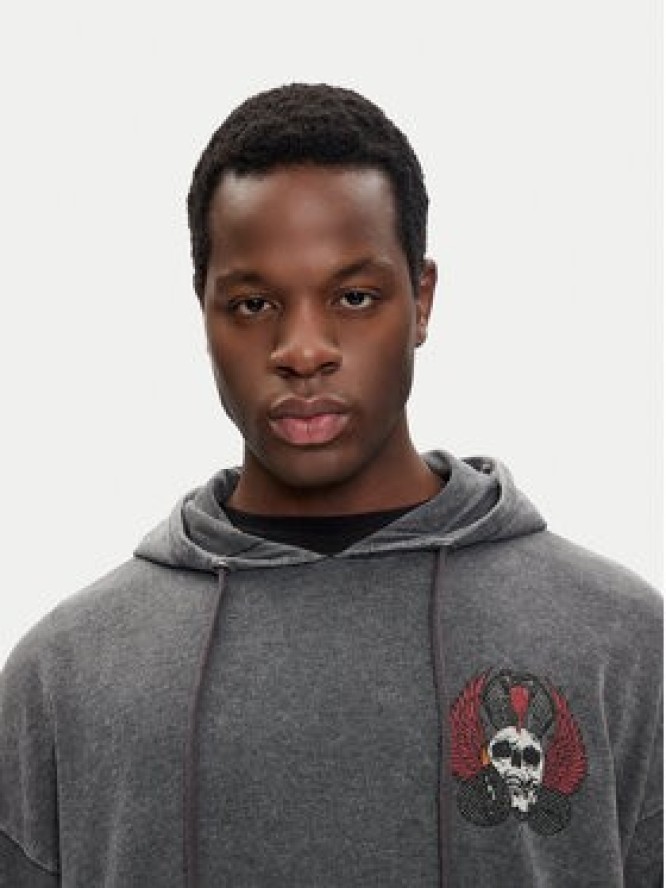 Brave Soul Bluza MSS-627PEROXIDE Czarny Relaxed Fit