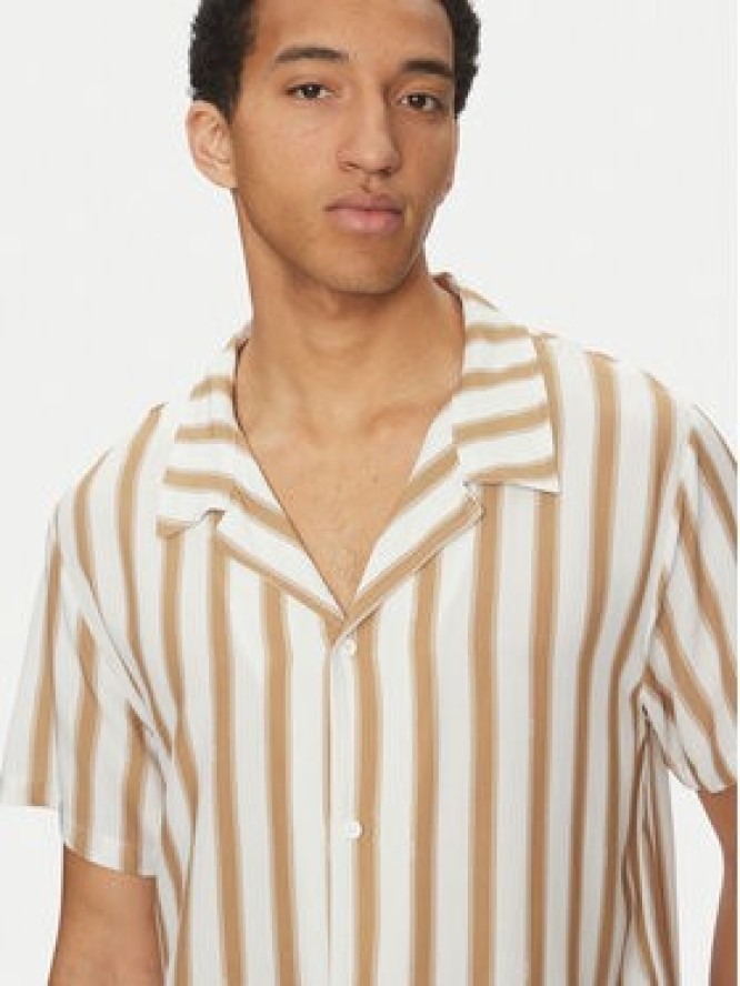 BOSS Koszula Beach 50535793 Beżowy Regular Fit