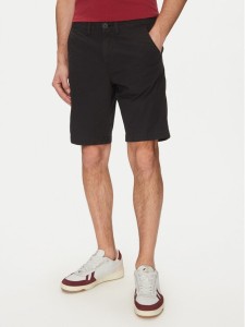 Napapijri Szorty materiałowe Nakuru 6 NP0A4HRV Czarny Regular Fit