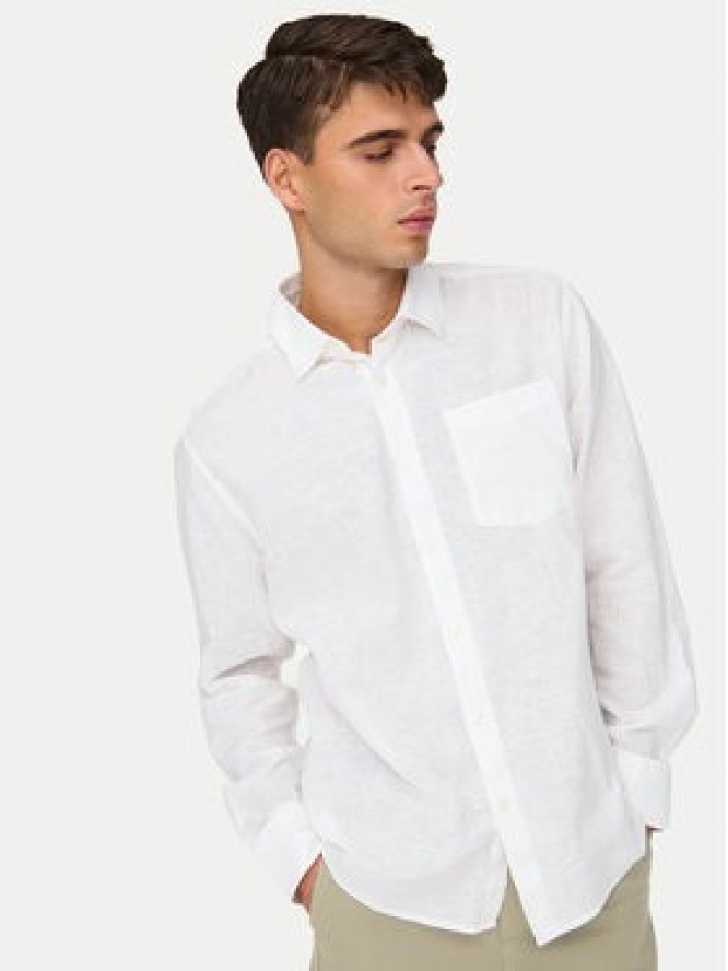 Only & Sons Koszula Caiden 22031804 Biały Regular Fit