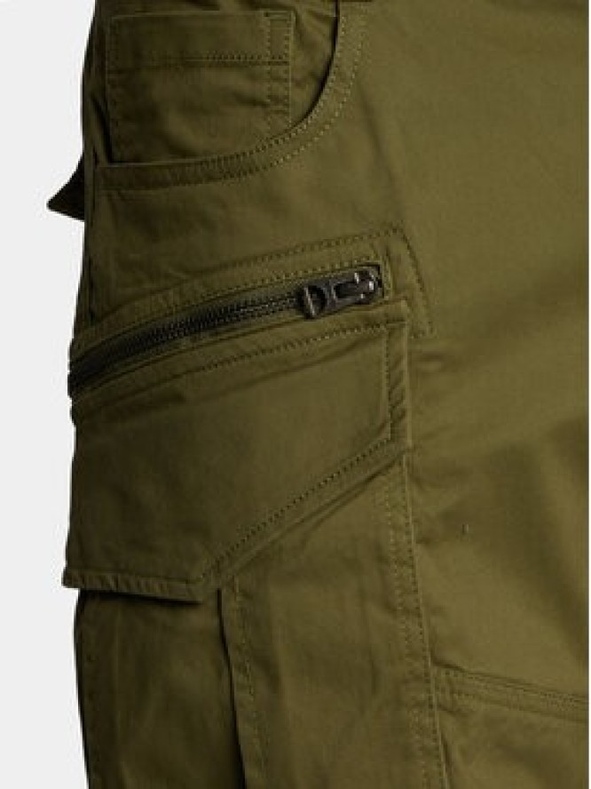 Replay Szorty materiałowe M9907.000.84387 Zielony Regular Fit