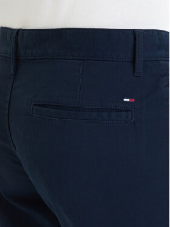 Tommy Jeans Szorty materiałowe Scanton DM0DM22852 Granatowy Slim Fit