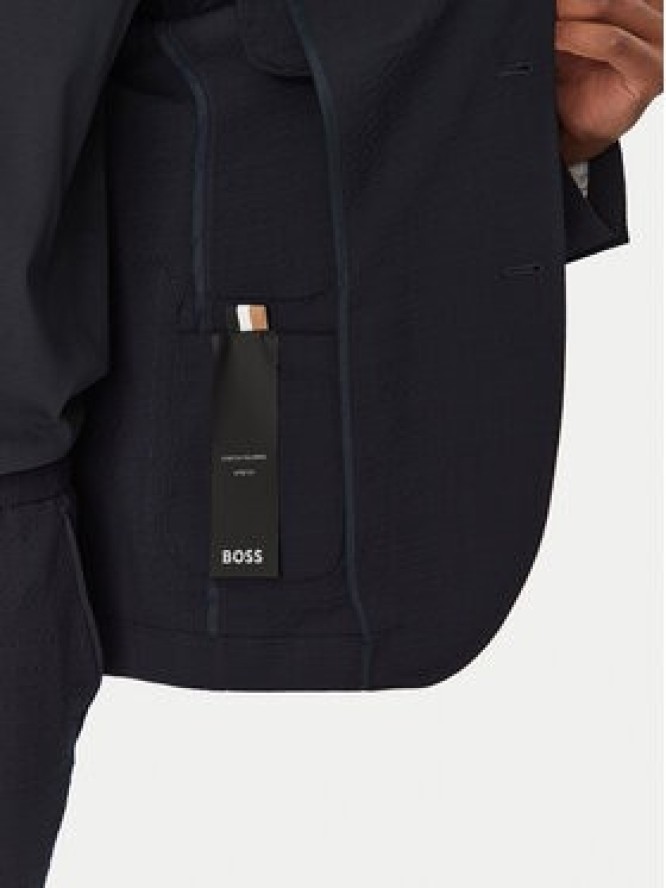 BOSS Marynarka C-Hanry-252 50540784 Granatowy Slim Fit