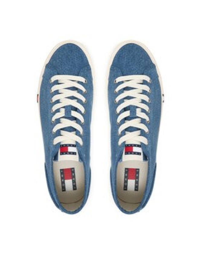Tommy Jeans Tenisówki Archive Y2K Lace Up Denim EM0EM01751 Niebieski
