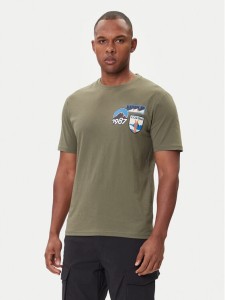 Napapijri T-Shirt S-Montepiana NP0A88SV Zielony Regular Fit