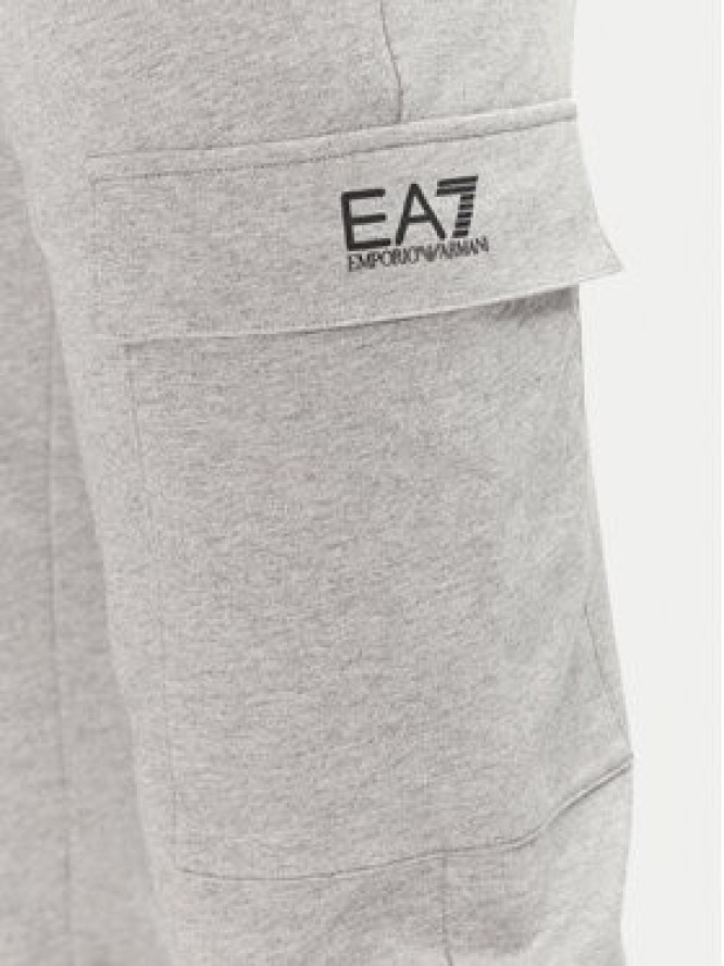 EA7 Emporio Armani Spodnie dresowe 8NPP67 PJVRZ 3905 Szary Slim Fit