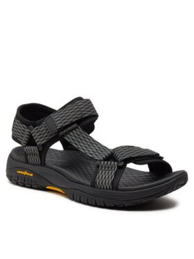 Skechers Sandały Lomell-Rip Tide 204351/BKGY Czarny