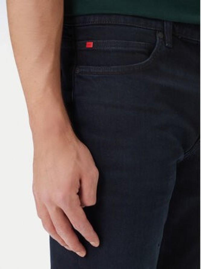 HUGO Jeansy 50517493 Granatowy Extra Slim Fit