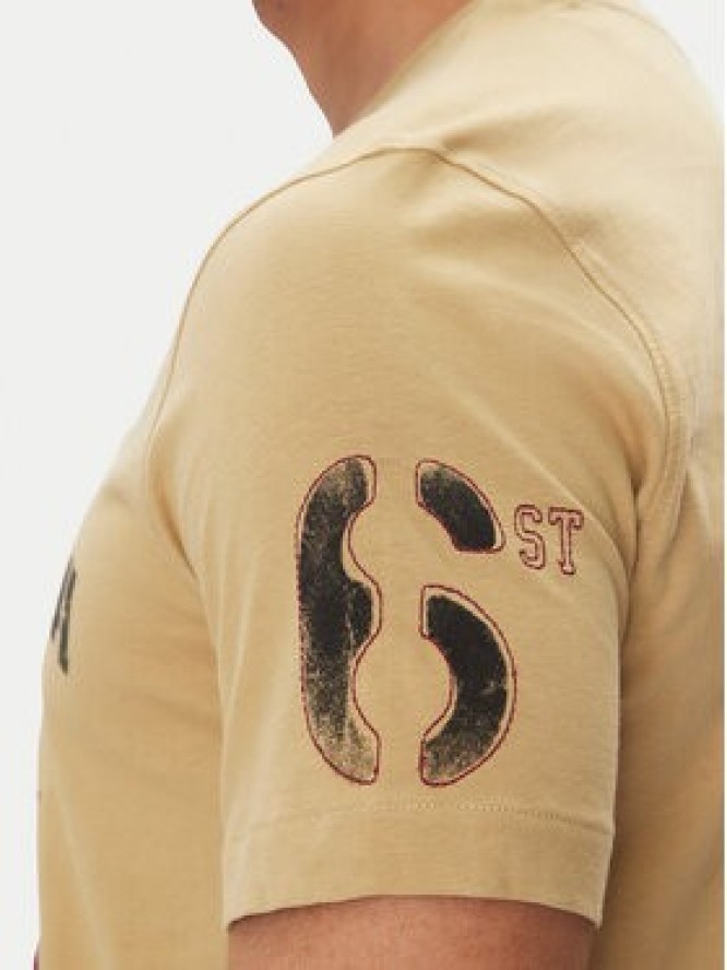 Aeronautica Militare T-Shirt 251TS2406J641 Beżowy Regular Fit