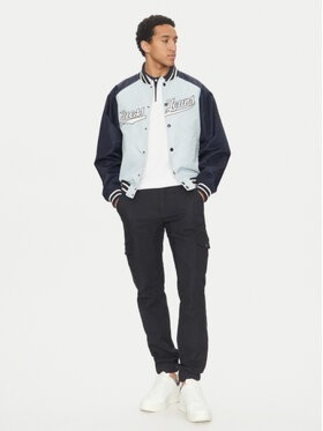 Guess Jeans Kurtka bomber M5GL32 WHAA2 Błękitny Regular Fit