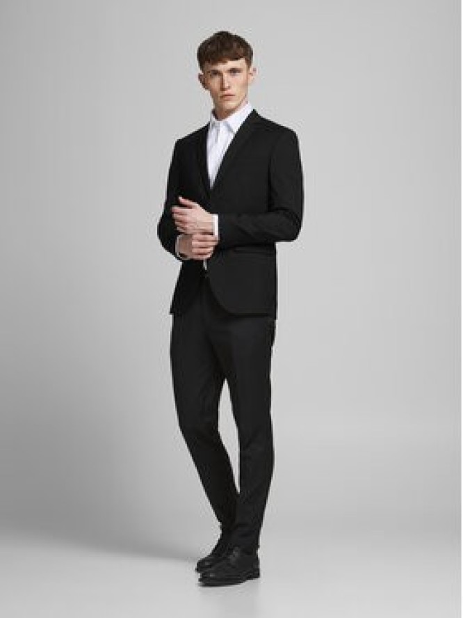 Jack & Jones Garnitur Franco 12181339 Czarny Super Slim Fit
