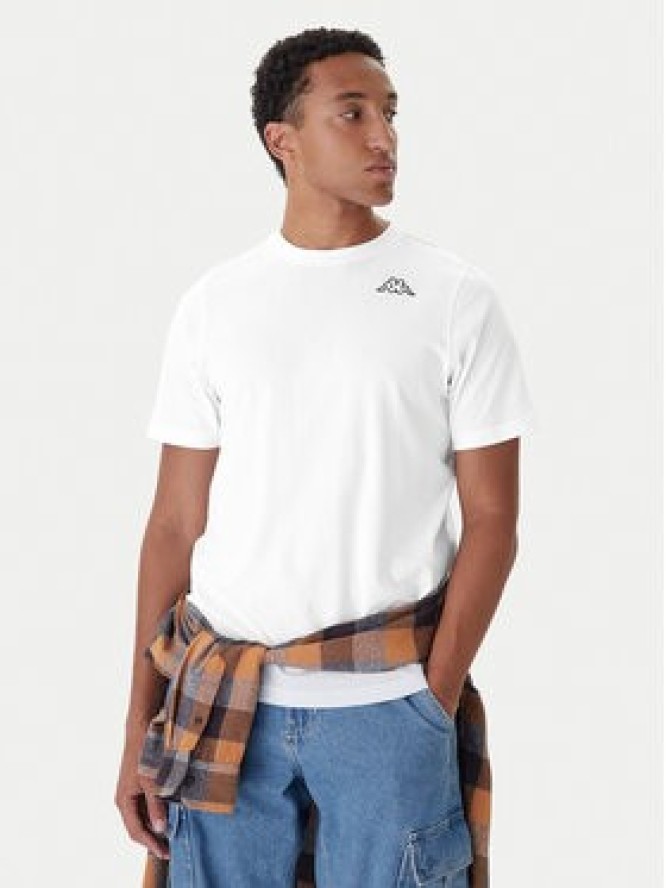 Kappa Komplet t-shirtów Logo Sylvo 322562W Biały Regular Fit