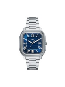 Fossil Zegarek Crosby FS6121 Srebrny