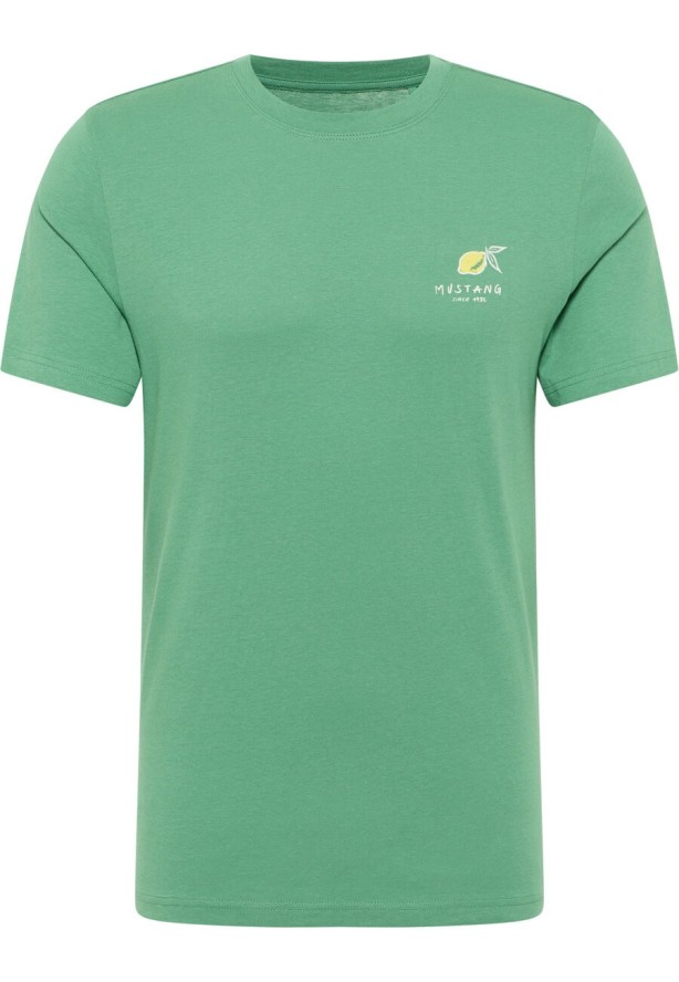 MĘSKA KOSZULKA MUSTANG Austin T-shirt LOGO Deep Grass Green 1015072 6333
