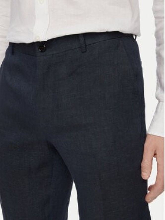 JOOP! Spodnie garniturowe Hank 30102982 Granatowy Slim Fit