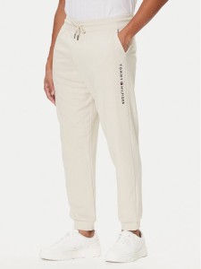 Tommy Hilfiger Spodnie dresowe UM0UM03664 Écru Regular Fit