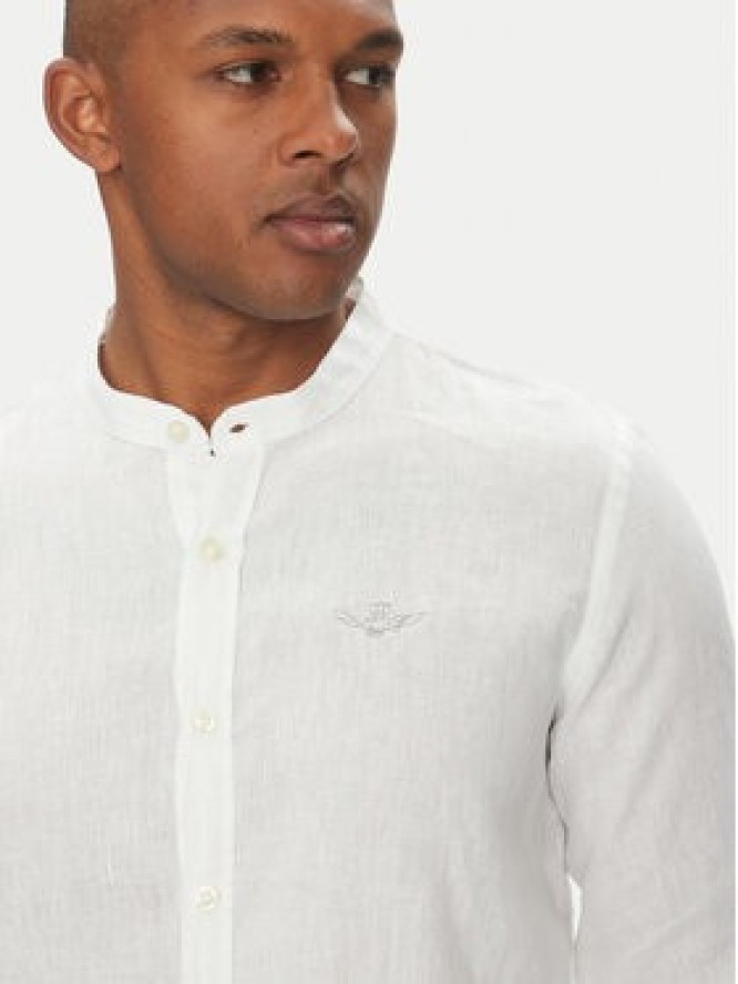 Aeronautica Militare Koszula 251CA1272CT3089 Biały Regular Fit