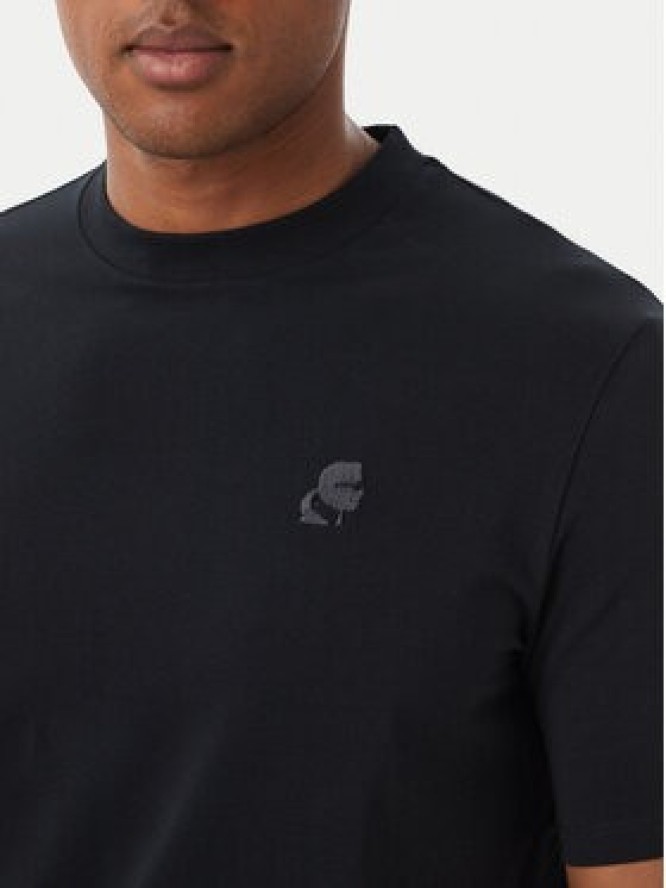 KARL LAGERFELD T-Shirt 755750 562221 Granatowy Regular Fit