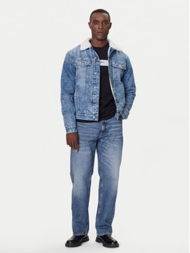 Karl Lagerfeld Jeans Kurtka jeansowa A4M14014 Niebieski Regular Fit