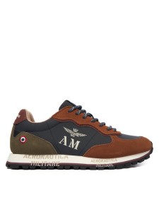 Aeronautica Militare Sneakersy 252SC0320UPL00313 Granatowy