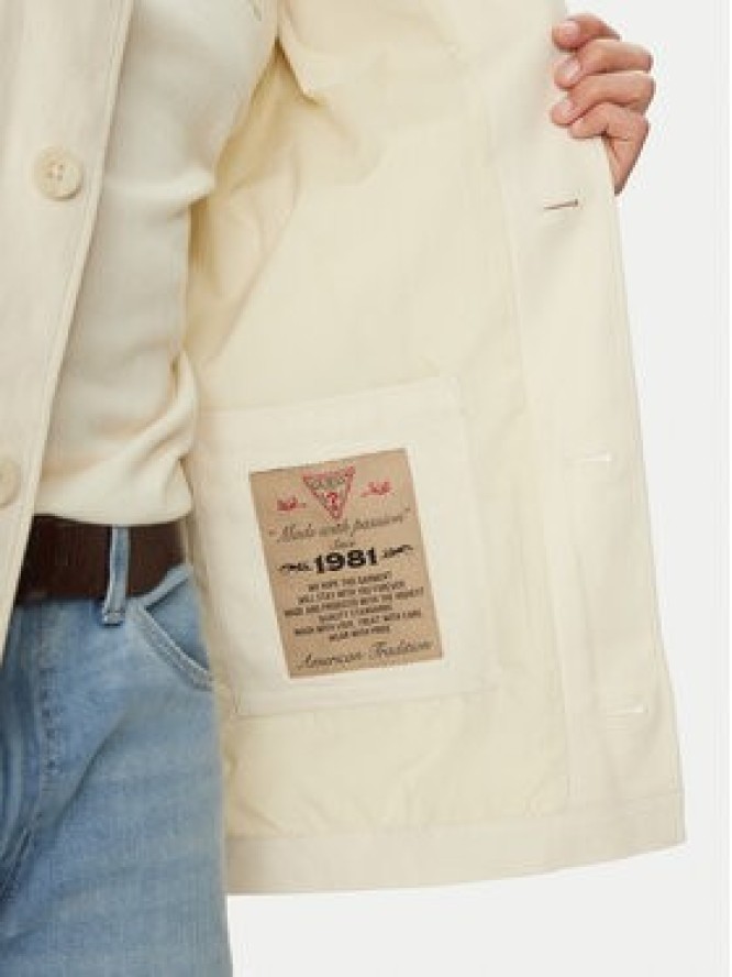 Guess Kurtka przejściowa M5GL31 WH791 Beżowy Regular Fit